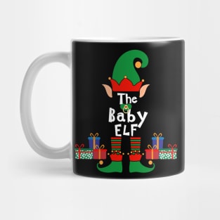 Funny Family Matching Christmas Baby Elf Mug